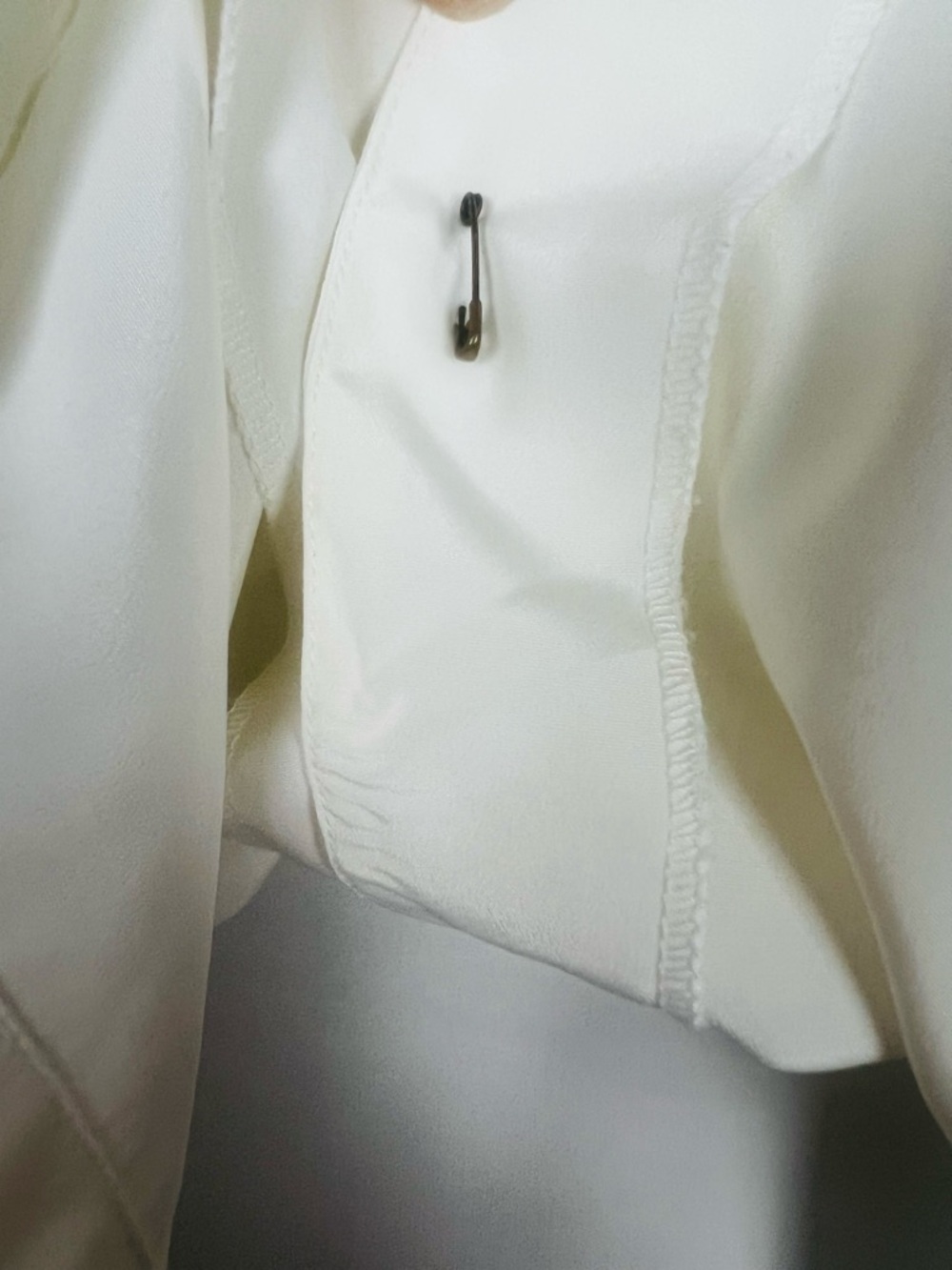 Cream Embroidered Blouse - Picture 6 of 6